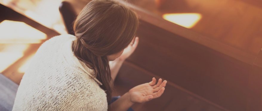 praying woman